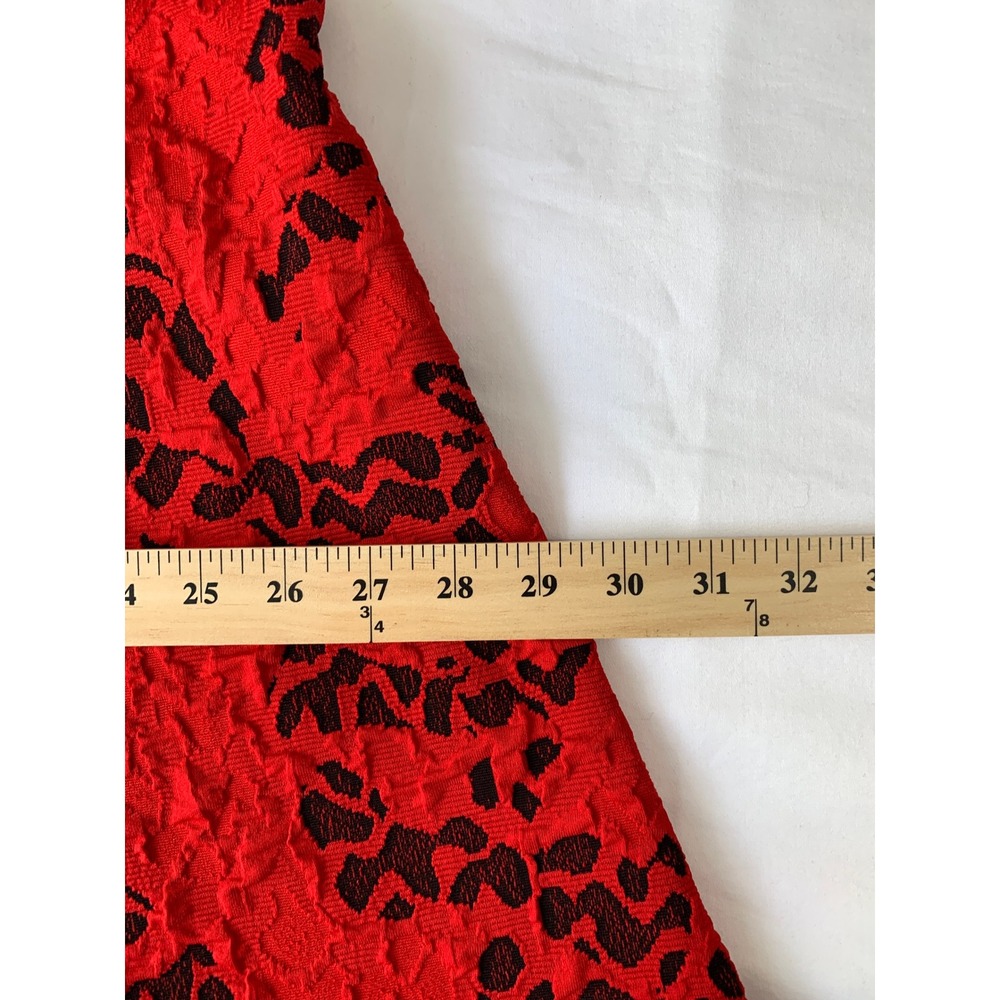 Moonlight Y & S Fashion Design Red Tunic XL Trapeze Jacket Lagenlook Art to Wear - Picture 15 of 16